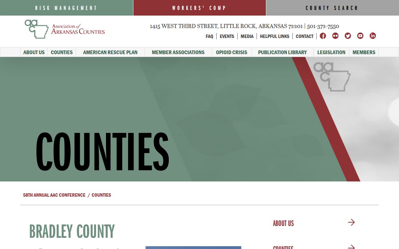 Bradley County criminal history courthouse and county profile